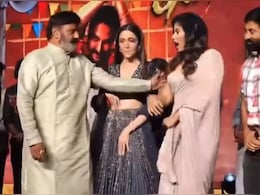 साऊथ सुपरस्टार NBKची सटकली; स्टेजवरच अभिनेत्रीला ढकललं, VIDEO