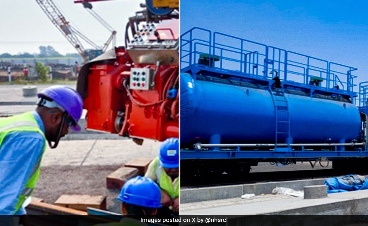 Pics Show Fleet Of ''Cutting-Edge'' Machinery Being Used For India's First Bullet Train