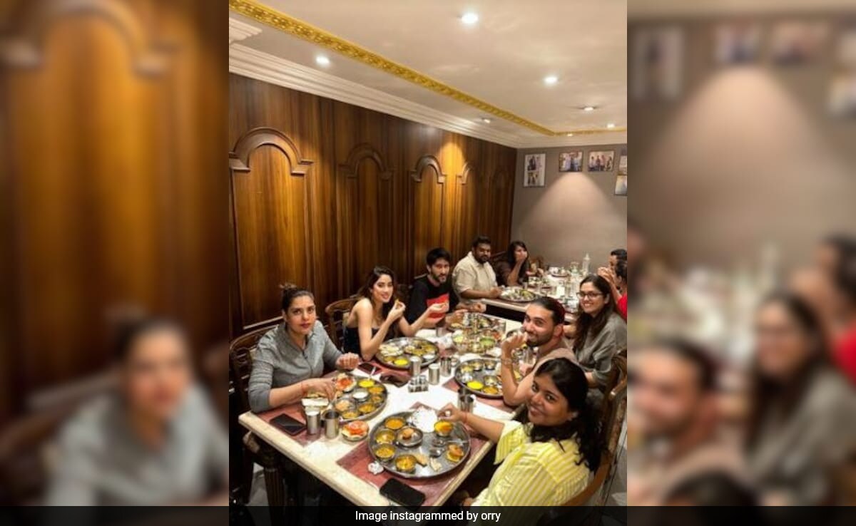 On Janhvi Kapoor And Orry's Ahmedabad Itinerary - "Thali Time," IPL Match And More