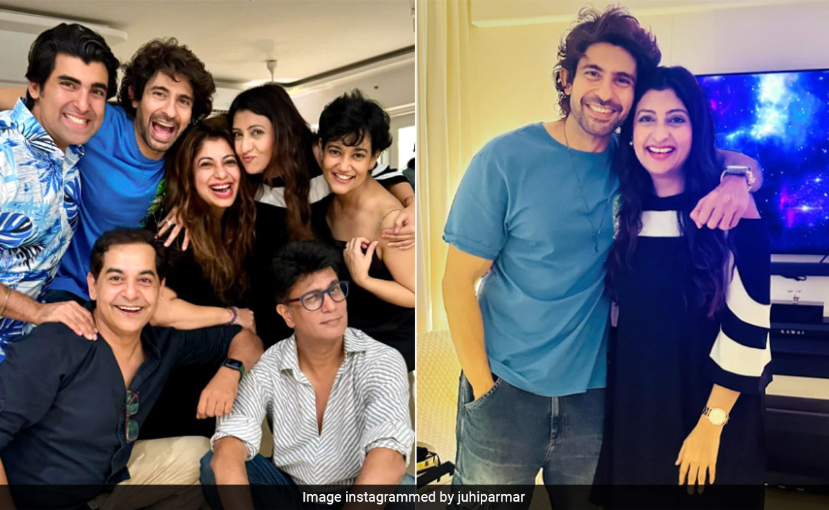 A <i>Kumkum</i> Reunion With Juhi Parmar And Hussain Kuwajerwala At Smita Malhotra's Birthday