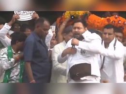 "Unbearable Pain": Tejashwi Yadav Displays Waist Belt During Rally