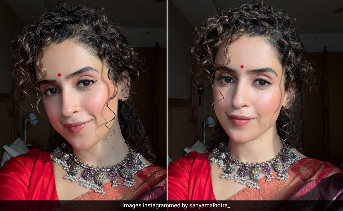 Not Everything Is Rose Tinted Unless You're Talking About Sanya Malhotra's Summer Makeup
