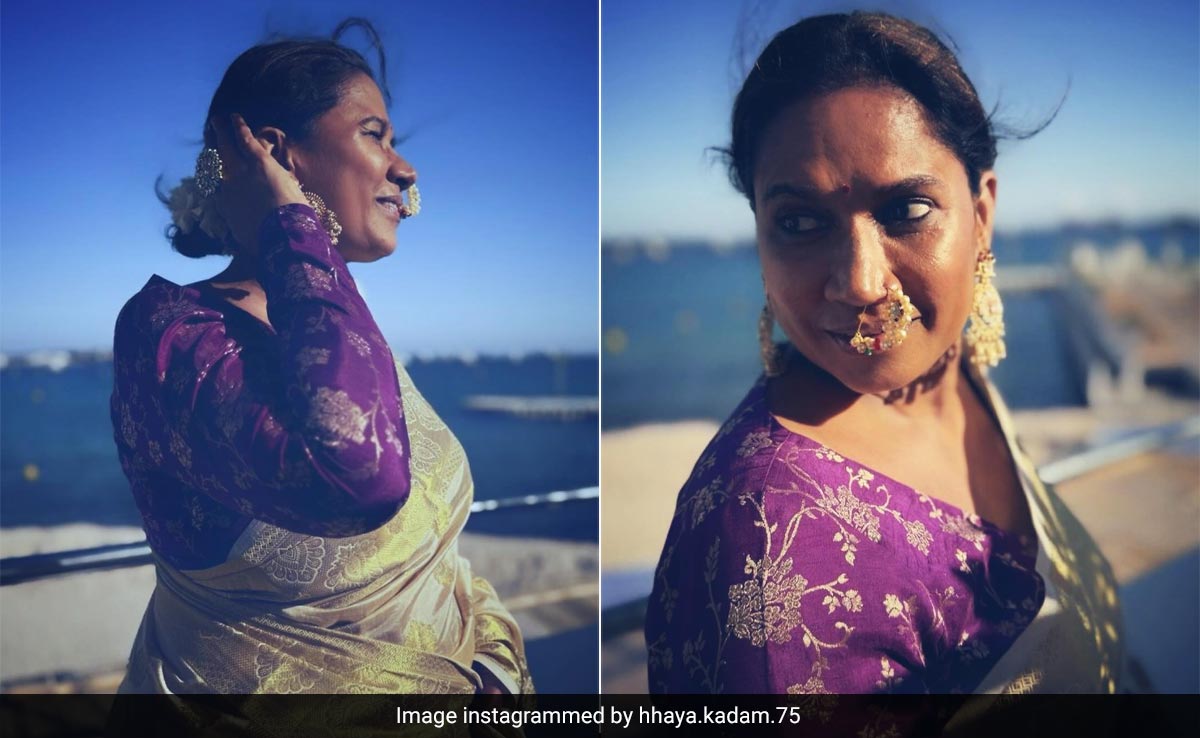 Chhaya Kadam Shines In Mother's Golden <i>Banarasi Saree</i>, Maharashtrian <i>Nath</i> at Cannes 2024