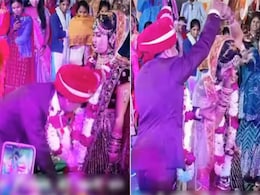 जयमाला होते ही कूद-कूद कर नाचने लगा दूल्हा, देख दुल्हन का घूमा सिर जयमाला होते ही कूद-कूद कर नाचने लगा दूल्हा, देख दुल्हन का घूमा सिर