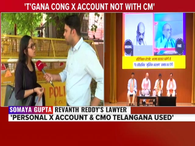 Amit Shah "Doctored" Video Row: Telangana Chief Minister's lawyer Somaya Gupta speaks to NDTV