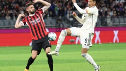 Roma Spoil Olivier Giroud's AC Milan Farewell In Perth