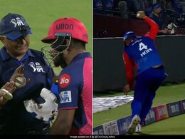 Sanju Samson Out Or Not? Close Call By Umpire Irks Star Batter, Refuses To Leave In RR vs DC IPL 2024 Match