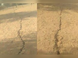 Crack Land Barmer: अब बाड़मेर में जमीन में आई दरार, रहस्य जानने के लिए पहुंचे ग्रामीण Crack Land Barmer: अब बाड़मेर में जमीन में आई दरार, रहस्य जानने के लिए पहुंचे ग्रामीण