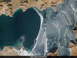 NASA Shares Pic Of Half-Frozen Pangong Lake Taken From Space NASA Shares Pic Of Half-Frozen Pangong Lake Taken From Space