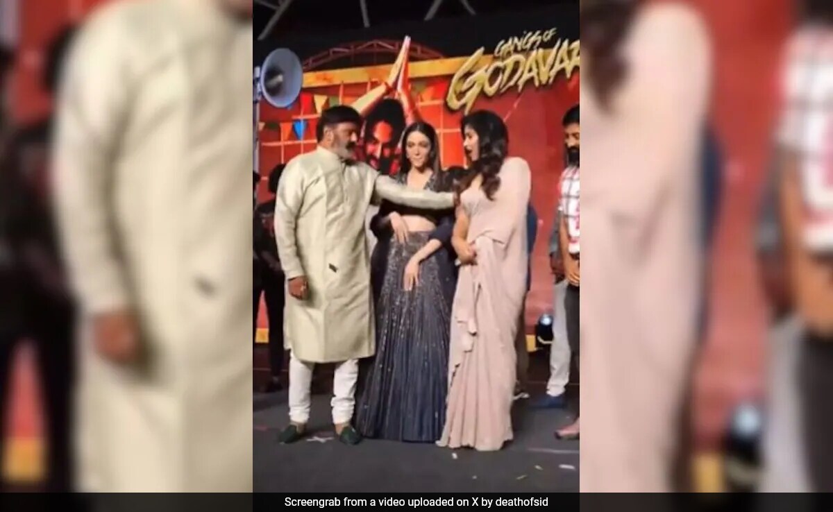 The Internet Is Furious As Nandamuri Balakrishna Pushes Actress Anjali At An Event: "Unacceptable"