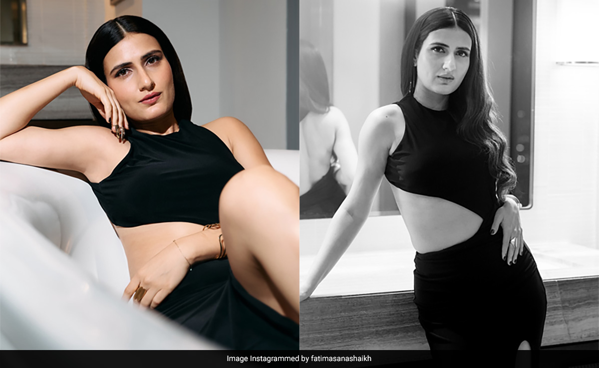 Fatima Sana Shaikh In A Backless Black Dress Is Making The Temperature Soar Even Higher