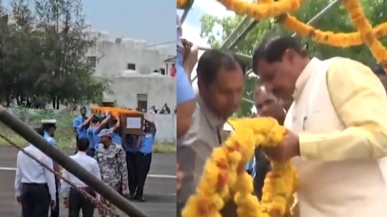 शहीद विक्की पहाड़े को अंतिम विदाई देने पहुंचे सीएम मोहन