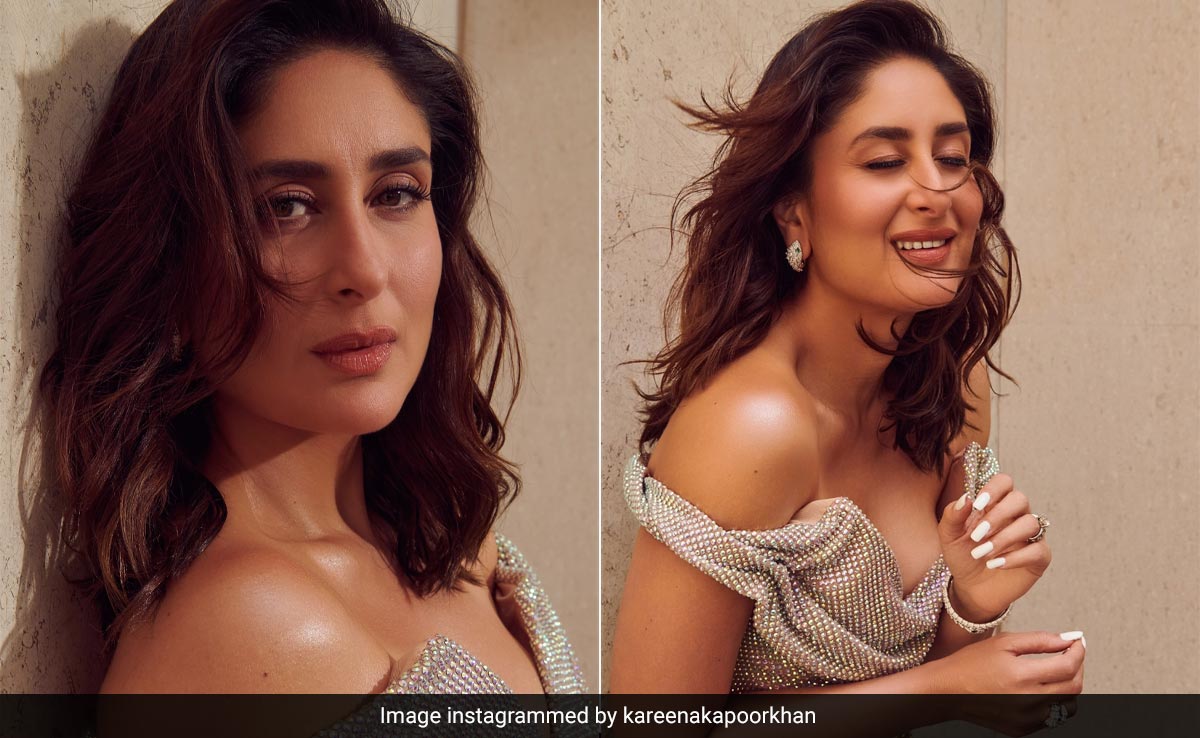 With Rosy Cheeks And Wispy Lashes, Kareena Kapoor Serves Scintillating Summer Beauty With A Touch Of Sparkle