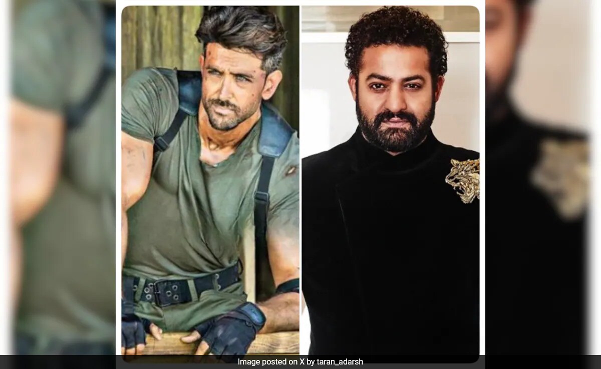 Jr NTR's LOL Reply To Co-Star Hrithik Roshan's Birthday Wish: "Had A Congenial War On Sets With You"