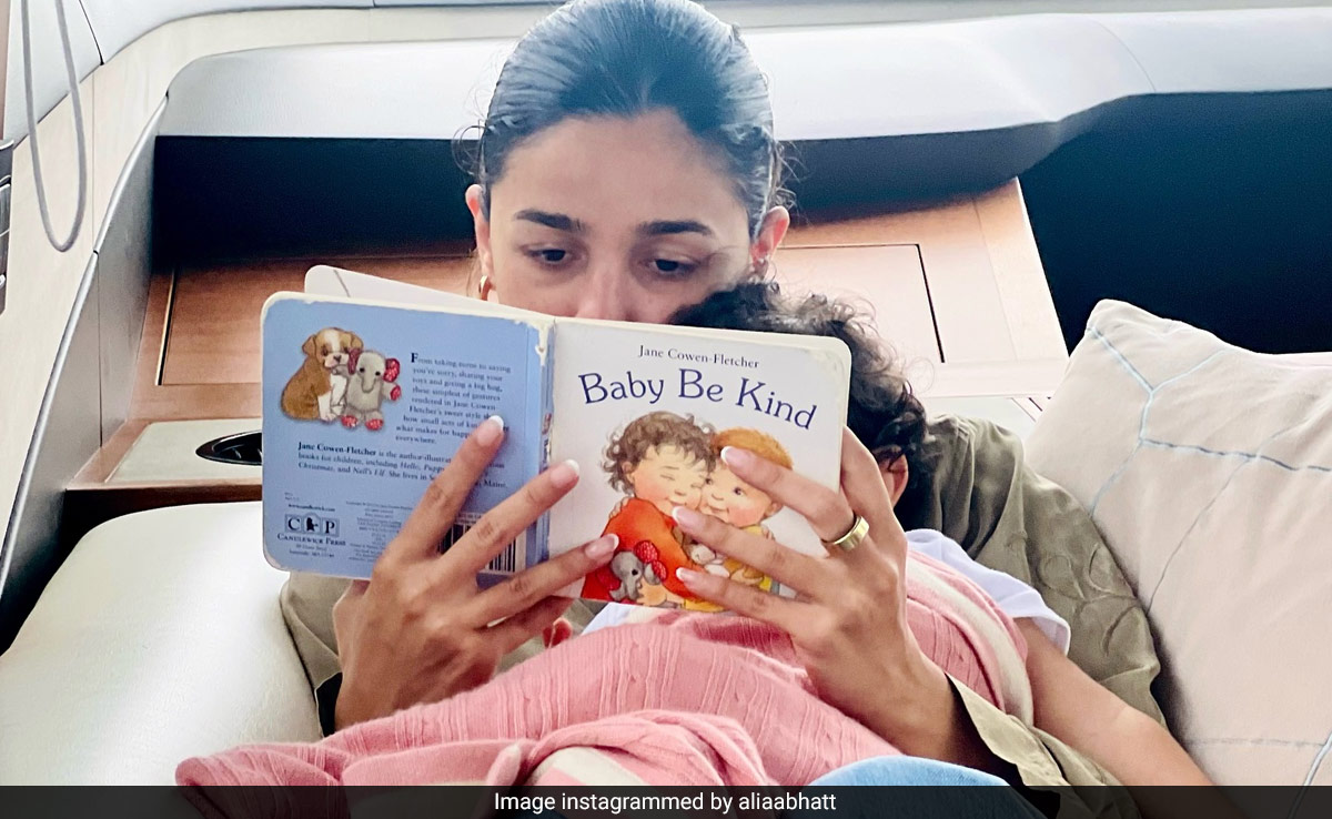 Alia Bhatt And Raha Kapoor's Weekend Reading Session Sets Adorable Mother-Daughter Goals