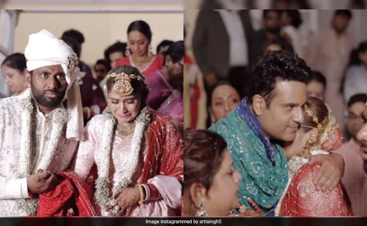 In Emotional <i>Bidaai</i> Video, Arti Singh Hugs Brother Krushna Abhishek And Family
