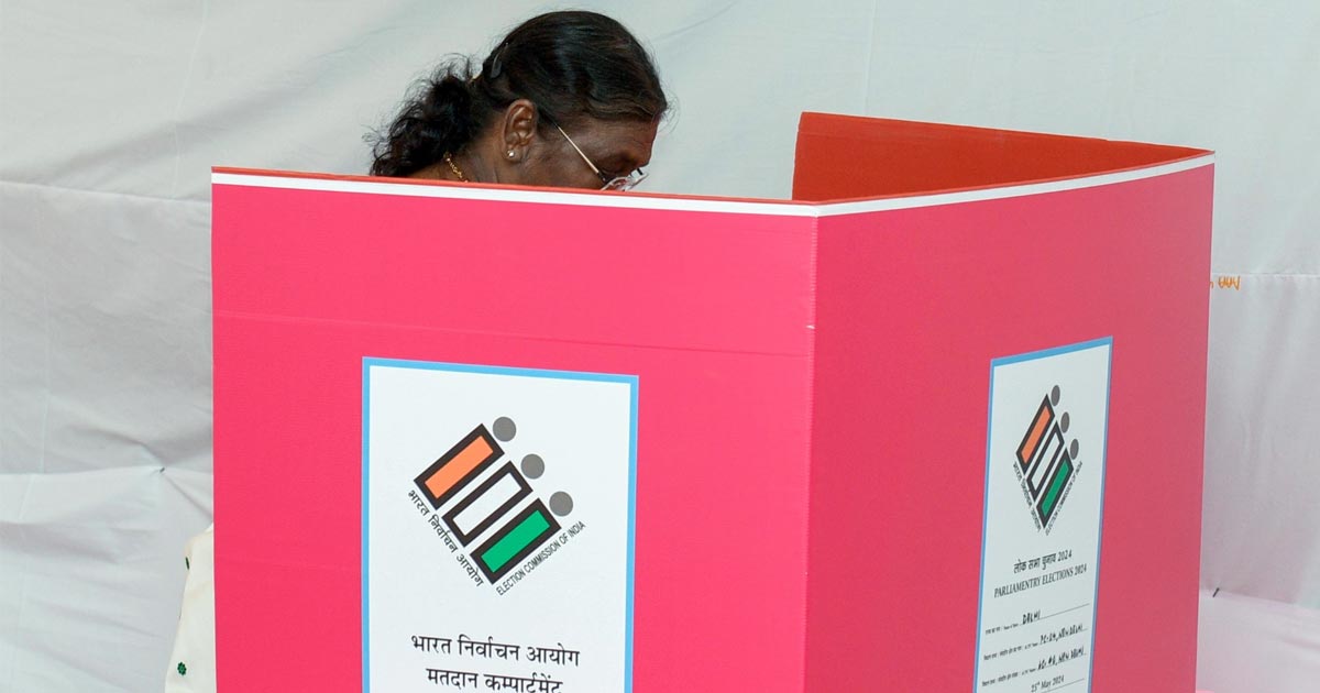 President, Top Ministers Vote In 6th Phase Of Lok Sabha Elections In Delhi