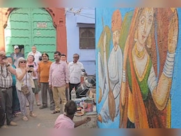 जोधपुर की दीवारों पर नजर आने लगी राजस्थान की कला संस्कृति, ब्लूसिटी को देख पर्यटक हो रहे आकर्षित जोधपुर की दीवारों पर नजर आने लगी राजस्थान की कला संस्कृति, ब्लूसिटी को देख पर्यटक हो रहे आकर्षित