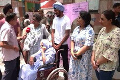 Delhi High Court Judge Prathiba M Singh Votes Along With Family Delhi High Court Judge Prathiba M Singh Votes Along With Family