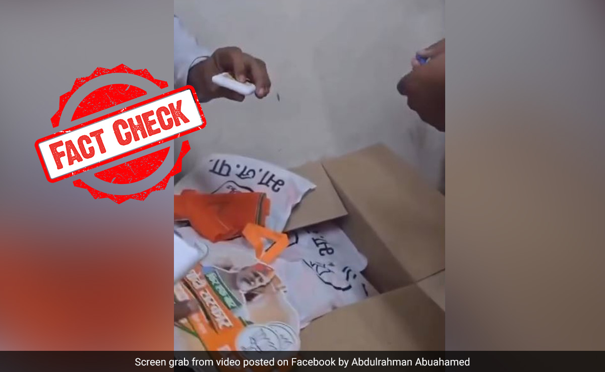 Fact Check: Perfume Bottle In BJP's ELection Kit Misidentified As Gold Biscuit