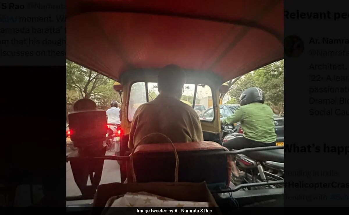 Bengaluru Woman Helps Auto Driver Plan For Daughter's Exams - Vimarsana News