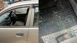 Road Rage On CCTV: Child Inside, Bengaluru Scooterist Shatters Car Window