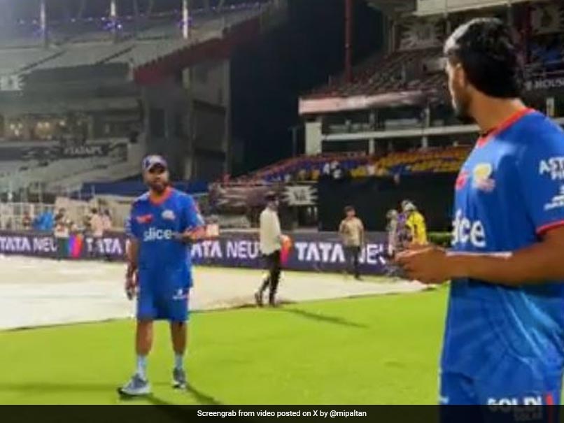 Watch: Rohit Sharma Repeats "Garden <i>Mein</i>" Taunt, Mumbai Indians Star Gives Priceless Response