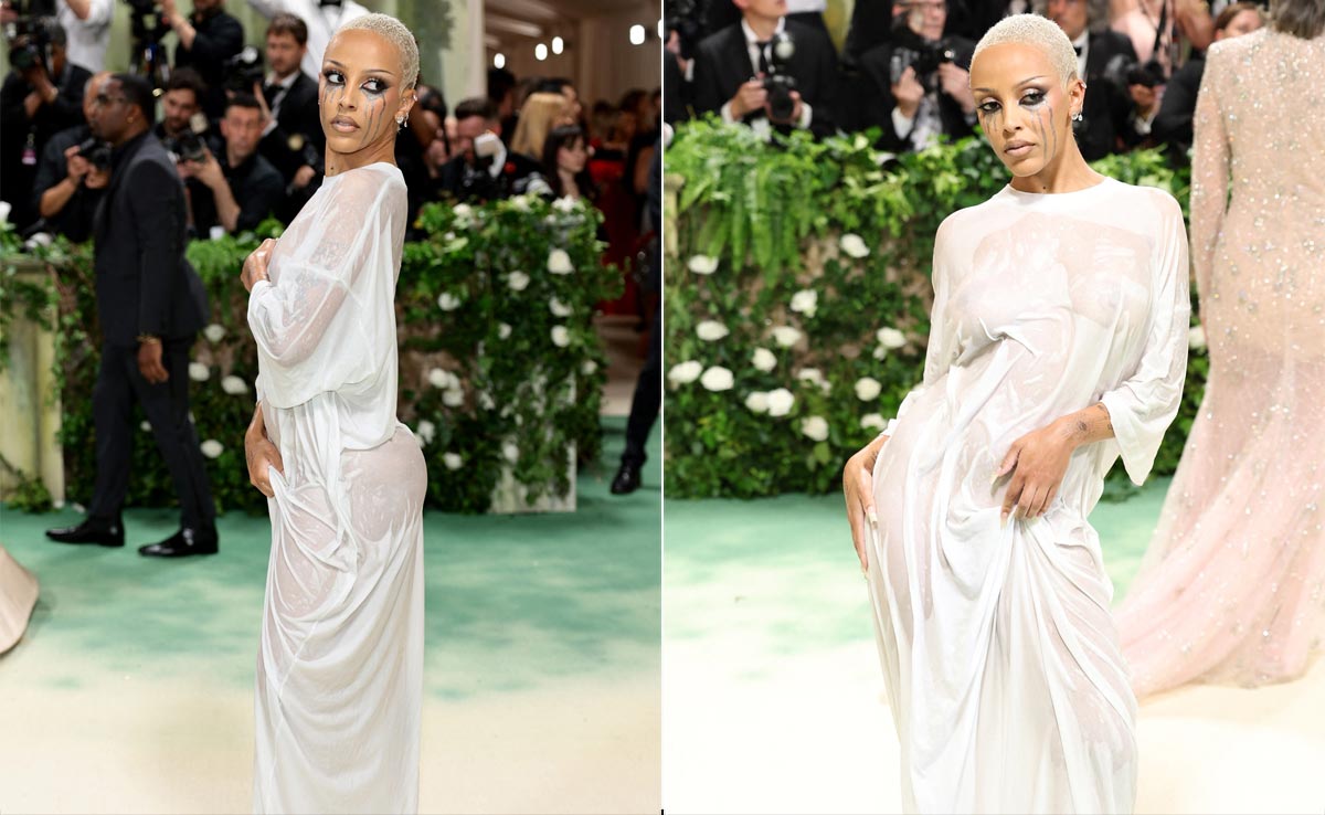 Met Gala 2024: Doja Cat's Wet T-Shirt Look Can Pass Off As A Greek Sculpture In A Fountain