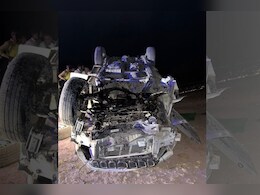 जैसलमेर में भीषण सड़क हादसा, स्कॉर्पियो सवार 6 लोगों में 2 की मौत, 4 गंभीर रूप से घायल