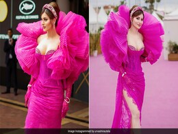 Cannes 2024: Urvashi Rautela Is Thinking Pink On The Red Carpet In A Ruffled Fuchsia Sequin Corset Gown Cannes 2024: Urvashi Rautela Is Thinking Pink On The Red Carpet In A Ruffled Fuchsia Sequin Corset Gown