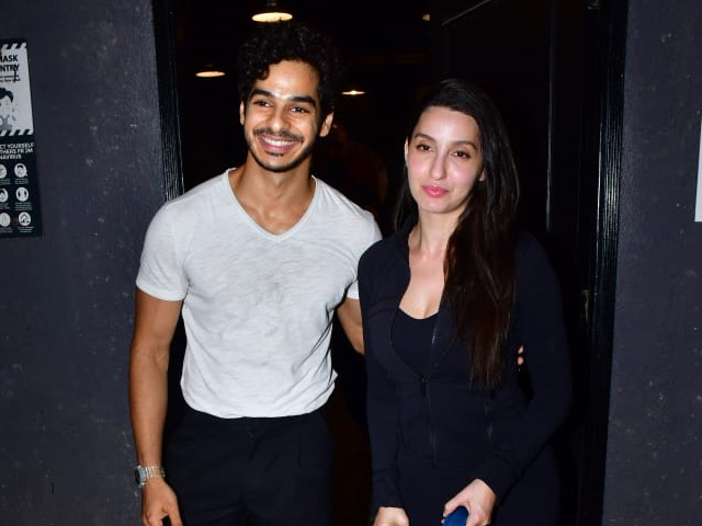 Nora Fatehi And Ishaan Khatter Posed Like This