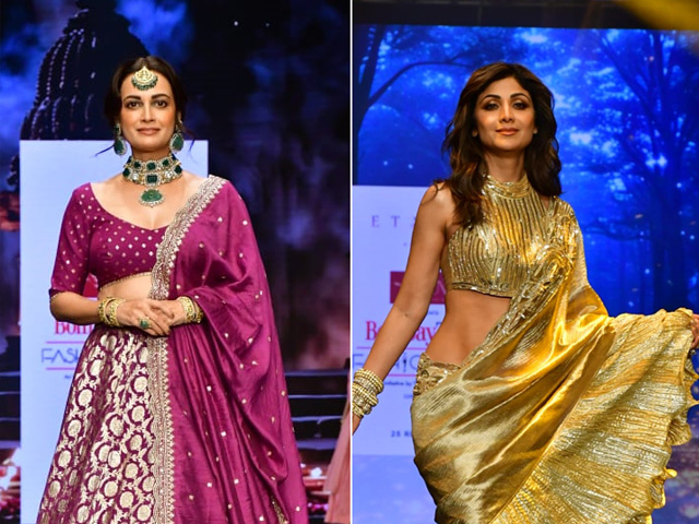 Shilpa Shetty And Dia Mirza's Runway Glory