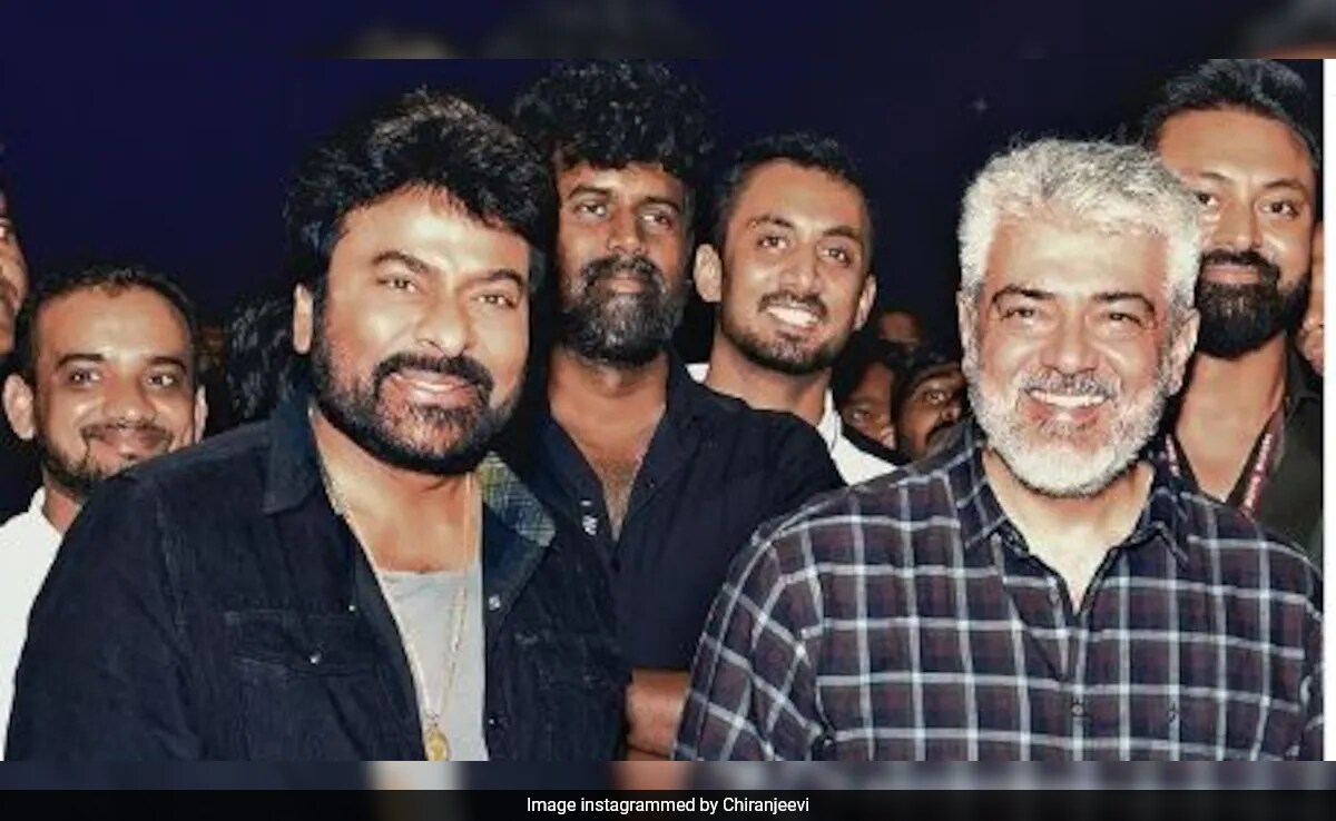 Crazy Viral: Chiranjeevi And His "Star Guest" Ajith Kumar On <i>Vishwambhara</i> Set