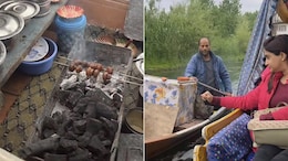 Video Of Vendor Selling Kashmiri Street Food On Dal Lake Goes Viral; Internet Lauds "Hygiene"