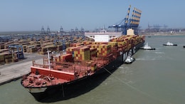 Largest-Ever Container Ship To Arrive In India Docks At Adani's Mundra Port