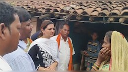 कवर्धा हादसे में मृतकों के परिजनों का दर्द बांटने पहुंचीं विधायक, बच्चों के लिए किया ये बड़ा ऐलान