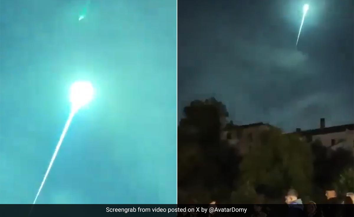 Watch: Blue Meteor Lights Up Skies Across Spain And Portugal, Wows Skygazers