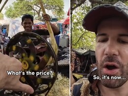Watch: US Vlogger Enjoys Sugarcane Juice From Streetside Vendor In Delhi