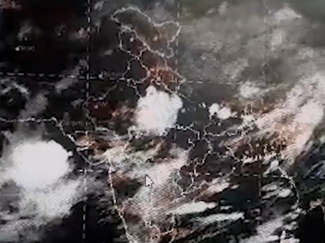 Satellite Images Of Monsoon Clouds Over Delhi