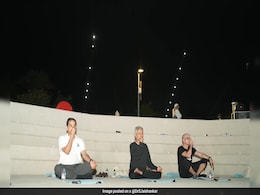 "Universal Practice": S Jaishankar Leads Yoga Day Celebrations In Abu Dhabi "Universal Practice": S Jaishankar Leads Yoga Day Celebrations In Abu Dhabi
