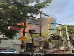 Fire Breaks Out At Noida IT Company Due To AC Explosion, No Deaths Reported Fire Breaks Out At Noida IT Company Due To AC Explosion, No Deaths Reported