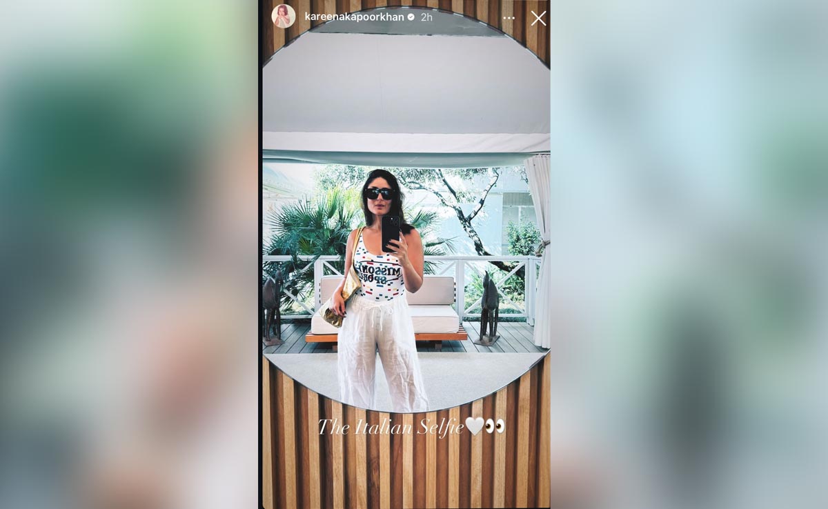 Kareena Kapoor's Printed Swimsuit And White Bottoms Are Just What Your Next Beach Holiday Needs