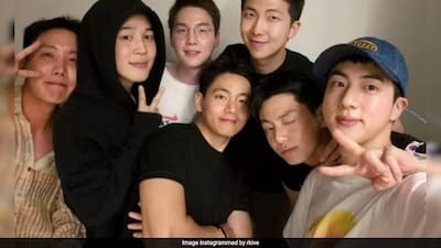 RM's Famjam Pic Featuring BTS Members Jin, Jungkook, V, Suga, J