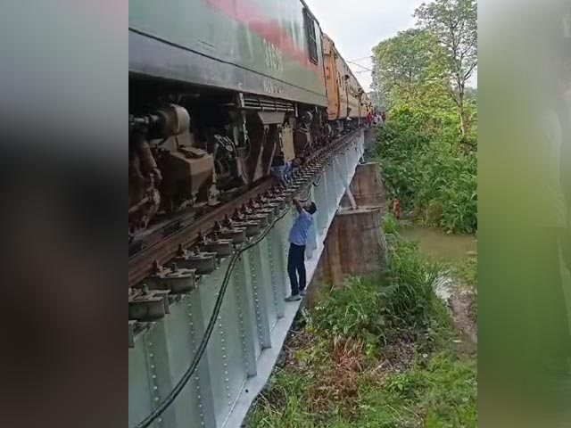Watch: Under Engine, Dangling Off Bridge, Loco Pilots Go Extra Mile To Repair Train