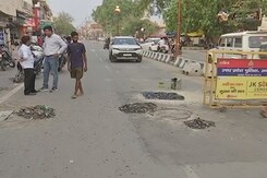 Potholes On Ram Path, Leakage In Ayodhya Temple: Yogi Adityanath Cracks Whip Potholes On Ram Path, Leakage In Ayodhya Temple: Yogi Adityanath Cracks Whip