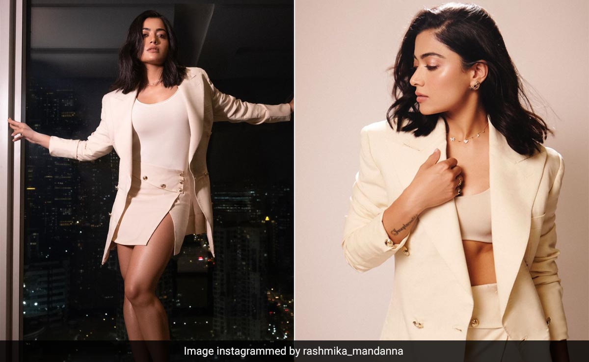 <i>Pushpa 2</i> Star Rashmika Mandanna's Crisp White Co-Ord Set Is An Easy Distraction From The Summer Heat
