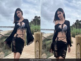 Mouni Roy's Spanish Island Style Is Spectacular As Ever In A Grey Swim Set And Black Distressed Cover-Up Mouni Roy's Spanish Island Style Is Spectacular As Ever In A Grey Swim Set And Black Distressed Cover-Up