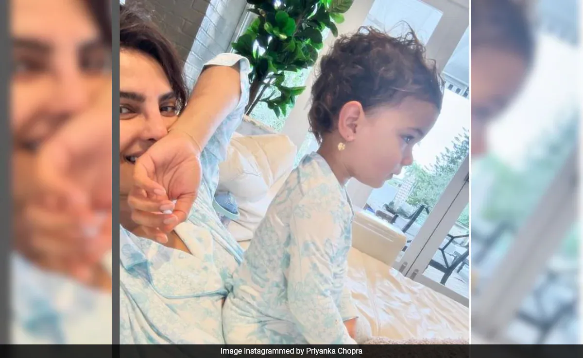 On This Pic Of Priyanka Chopra And Daughter Malti Marie, Nick Jonas Wrote: "My Whole World"