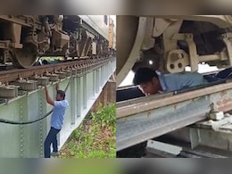 प्रेशर लीक होने से पुल के बीच में फंस गई थी ट्रेन, फिर लोको पायलटों ने ऐसे किया ठीक, अब हो रही है तारीफ प्रेशर लीक होने से पुल के बीच में फंस गई थी ट्रेन, फिर लोको पायलटों ने ऐसे किया ठीक, अब हो रही है तारीफ