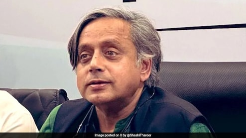 "India Should Retaliate": Shashi Tharoor To NDTV On 50% Trump Tariffs
